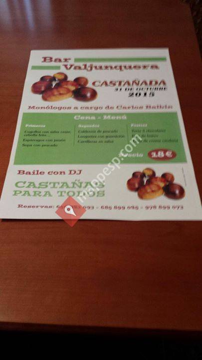 Bar restaurante valjunquera