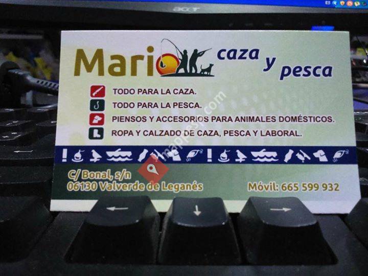 Caza y pesca Mario