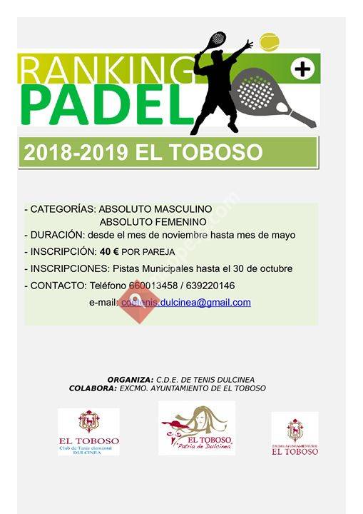 Cde Tenis y Pádel Dulcinea El Toboso