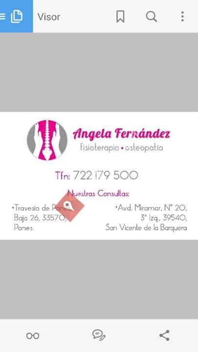 Centro de fisioterapia-osteopatía Ángela Fernández