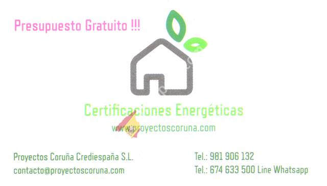 Certificaciones Energeticas en Coruña