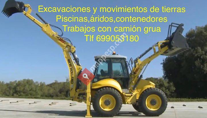 Excavaciones Grúas Derribos  Piscinas Parcelas España