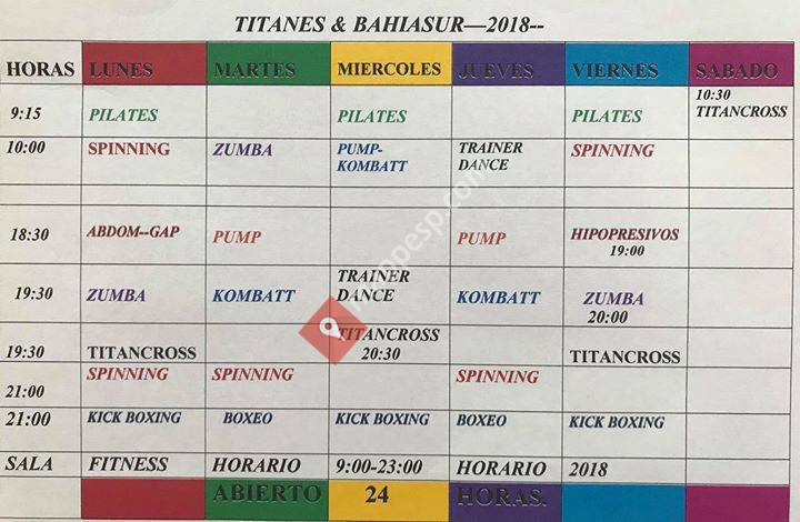 Gym BahiaSur & TiTanes