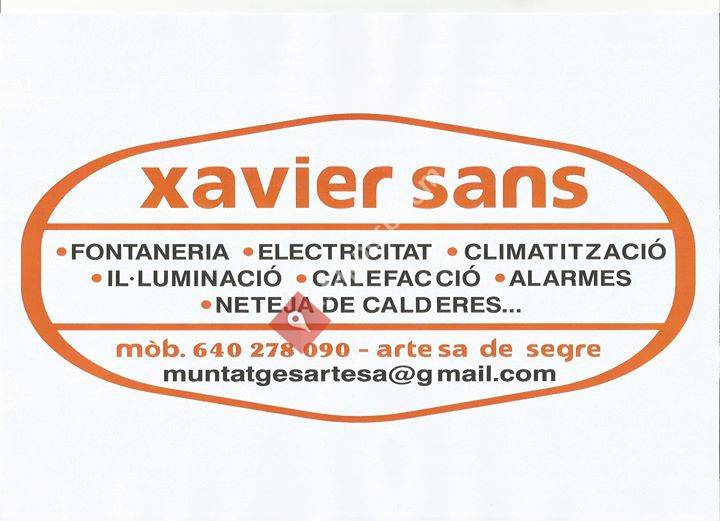 Instal·lacions  Xavier Sans
