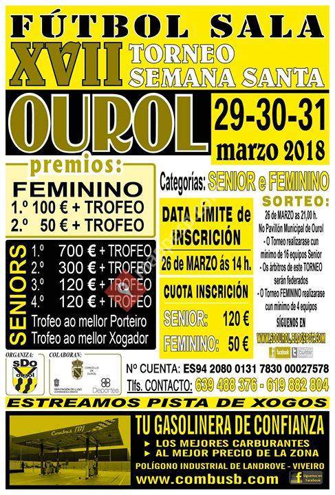 Maratón Futbol-Sala Semana Santa de Ourol