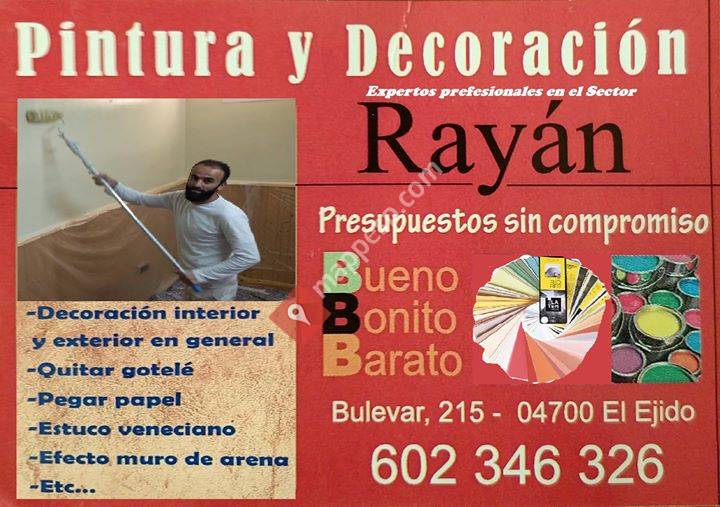 Pinturas y decoración Rayàn