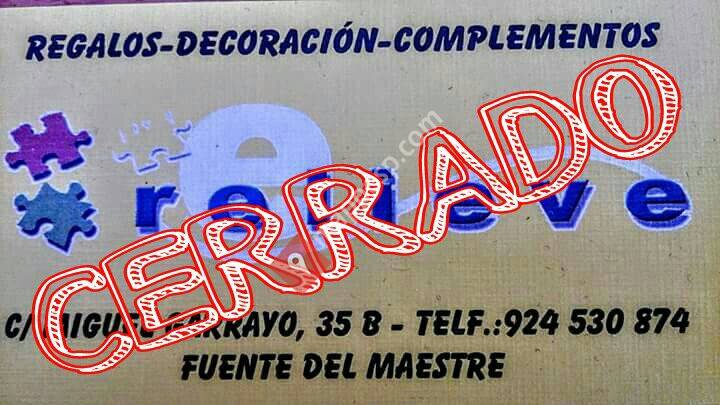 Relieve Regalos Decoración Complementos