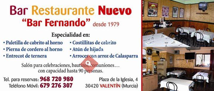 RESTAURANTE BAR NUEVO