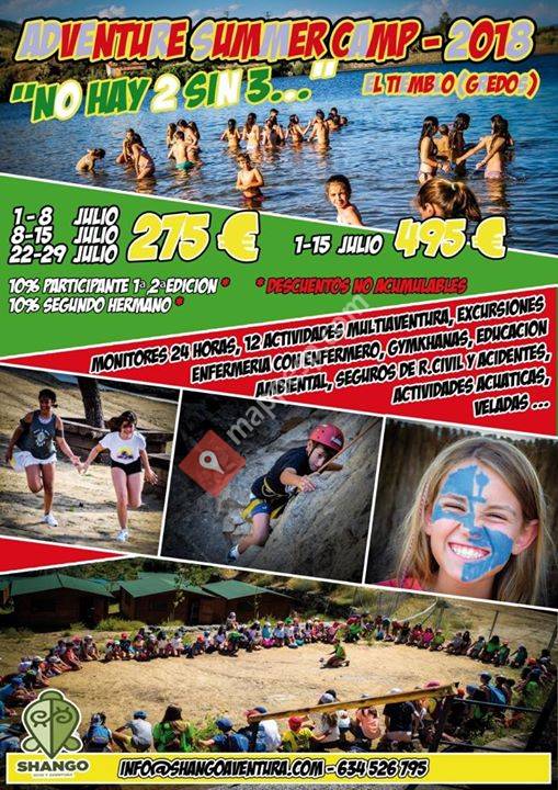 Shango Adventure Camp 2018