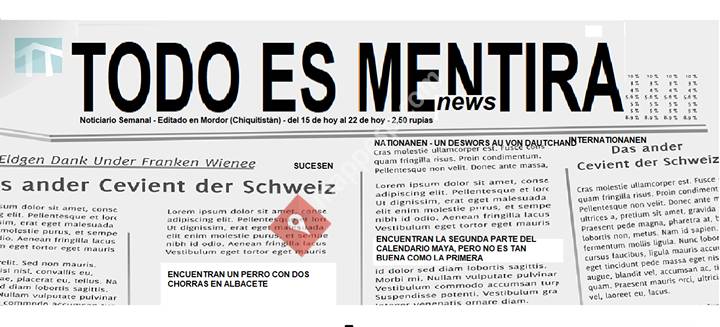 Todo Es Mentira